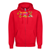 Red fueled by ıced coffee and anxiety Zipper Hoodie - TumblerDesignByShophia