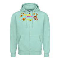Seafoam fueled by ıced coffee and anxiety Zipper Hoodie - TumblerDesignByShophia