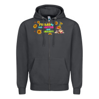 Smoke fueled by ıced coffee and anxiety Zipper Hoodie - TumblerDesignByShophia