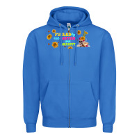 True Royal fueled by ıced coffee and anxiety Zipper Hoodie - TumblerDesignByShophia