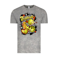 Cloud Rock vintage softball Vintage Tee - MaliasSmallBusiness