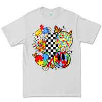 Dove Grey retro autism awareness Premium Tee - JahusDesignShop