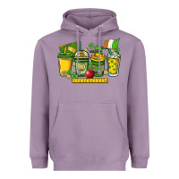 Lavender St. Patrick's Day Teacher coffee cups Heavyweight Hoodie - HowdyJamesFarm
