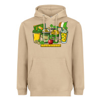 Mushroom St. Patrick's Day Teacher coffee cups Heavyweight Hoodie - HowdyJamesFarm