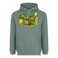 Sage St. Patrick's Day Teacher coffee cups Heavyweight Hoodie - HowdyJamesFarm