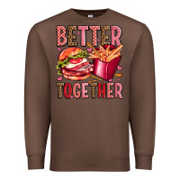 Chestnut hamburger potatoes better together olivia Premium Sweatshirt - OliviaCreatesArt