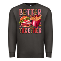 Smoke hamburger potatoes better together olivia Premium Sweatshirt - OliviaCreatesArt