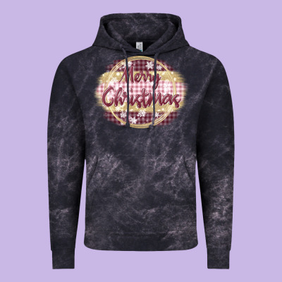 Merry Christmas Pink Vintage Hoodie Designed By Maliassmallbusiness