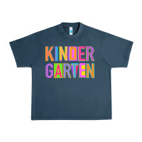 Midnight Navy kindergarten Urban Heavy Tee - NancyCooperArtShop
