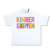 White kindergarten Urban Heavy Tee - NancyCooperArtShop