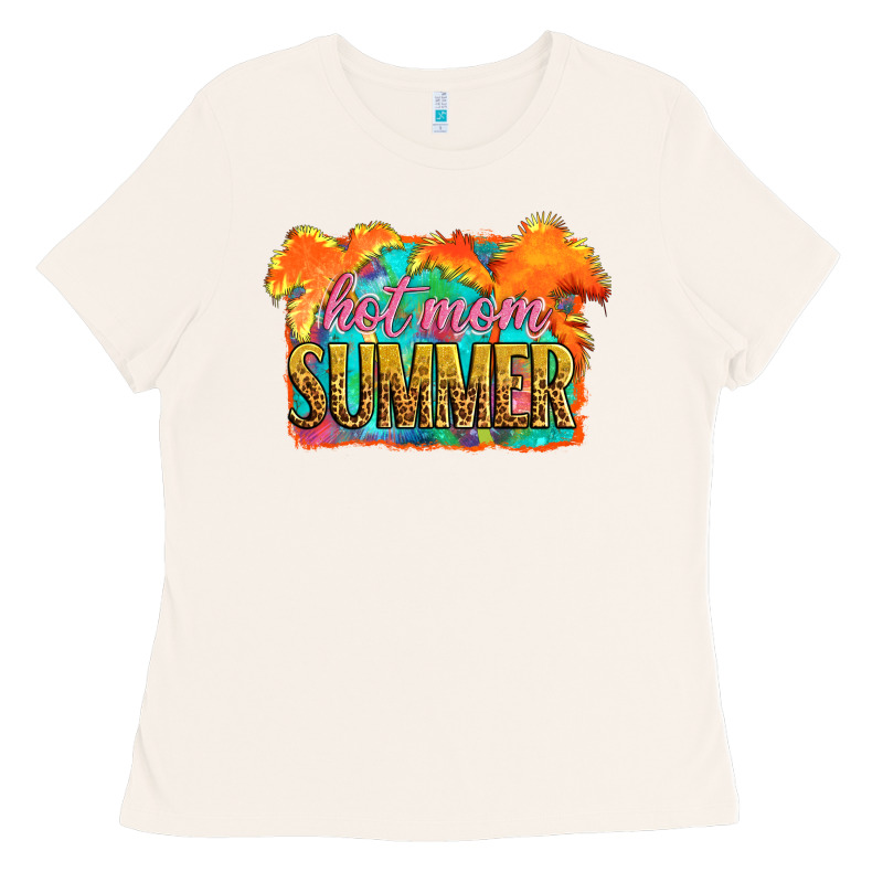 Hot Mom Summer Ladies Tee by Artiststas | Teevron