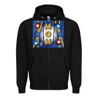 Black police mom mother’s day Zipper Hoodie - TumblerDesignByShophia