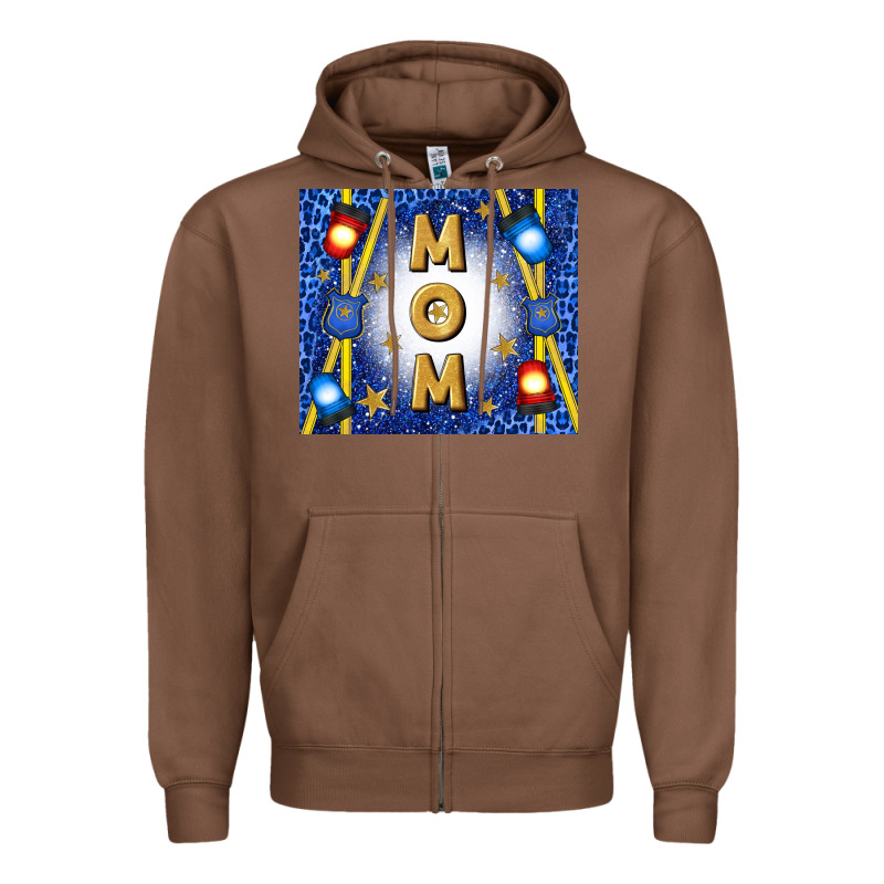 Police Mom Mother’s Day Zipper Hoodie by TumblerDesignByShophia | Teevron