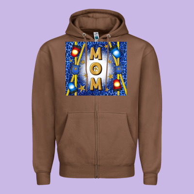 Police Mom Mother’s Day Zipper Hoodie Designed By Tumblerdesignbyshophia