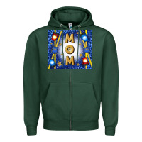 Sports Green police mom mother’s day Zipper Hoodie - TumblerDesignByShophia