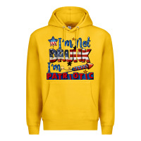 I'm Not Drunk I'm Patriotic 4th Of July Premium Hoodie | Teevron