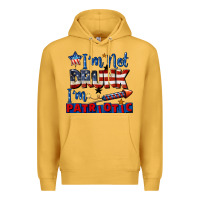Mustard I'm not drunk i'm patriotic 4th of july Premium Hoodie - CowGirlArtShop