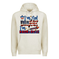 Oatmeal Heather I'm not drunk i'm patriotic 4th of july Premium Hoodie - CowGirlArtShop