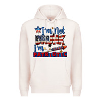 Pale Pink I'm not drunk i'm patriotic 4th of july Premium Hoodie - CowGirlArtShop