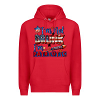 Red I'm not drunk i'm patriotic 4th of july Premium Hoodie - CowGirlArtShop