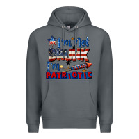 Rock I'm not drunk i'm patriotic 4th of july Premium Hoodie - CowGirlArtShop