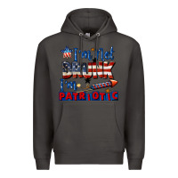 Smoke I'm not drunk i'm patriotic 4th of july Premium Hoodie - CowGirlArtShop