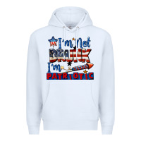 White I'm not drunk i'm patriotic 4th of july Premium Hoodie - CowGirlArtShop