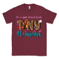 Burgundy its a good day to teach tiny humans Classic Tee - NancyCooperArtShop