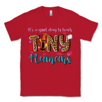 Red its a good day to teach tiny humans Classic Tee - NancyCooperArtShop