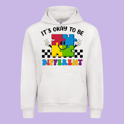 It's Okay To Be Different Urban Hoodie Designed By Cowhidedigitalart