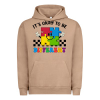 Pigment Burro It's Okay To Be Different Urban Hoodie - CowhideDigitalArt