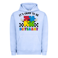 Pigment Grape Ice It's Okay To Be Different Urban Hoodie - CowhideDigitalArt