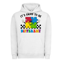 Pigment Lunar Rock It's Okay To Be Different Urban Hoodie - CowhideDigitalArt