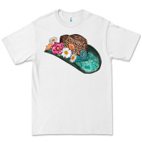 White cowboy hat Premium Tee - AdoDesignShop