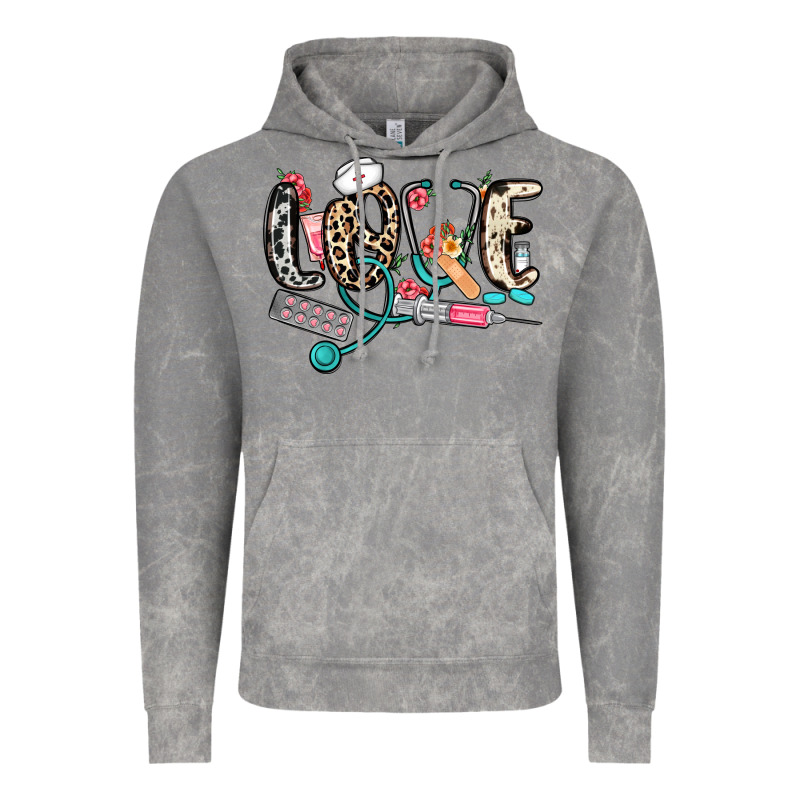 Love Nurse Vintage Hoodie by NancyCooperArtShop | Teevron