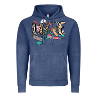 Vintage Denim love nurse Vintage Hoodie - NancyCooperArtShop