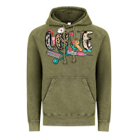 Vintage Olive love nurse Vintage Hoodie - NancyCooperArtShop