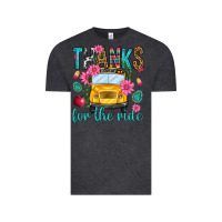 Vintage Black thanks for the ride Vintage Tee - NancyCooperArtShop