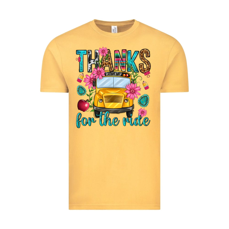 Thanks For The Ride Vintage Tee by NancyCooperArtShop | Teevron