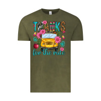 Vintage Olive thanks for the ride Vintage Tee - NancyCooperArtShop