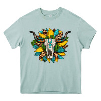 Arona bull skull gemstone cactus leopard sunflower Heavy Core Tee - Artiststas