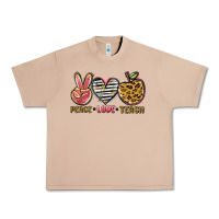 Burro peace love teach Urban Heavy Tee - NancyCooperArtShop