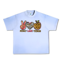 Grape Ice peace love teach Urban Heavy Tee - NancyCooperArtShop
