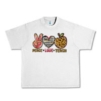 Lunar Rock peace love teach Urban Heavy Tee - NancyCooperArtShop