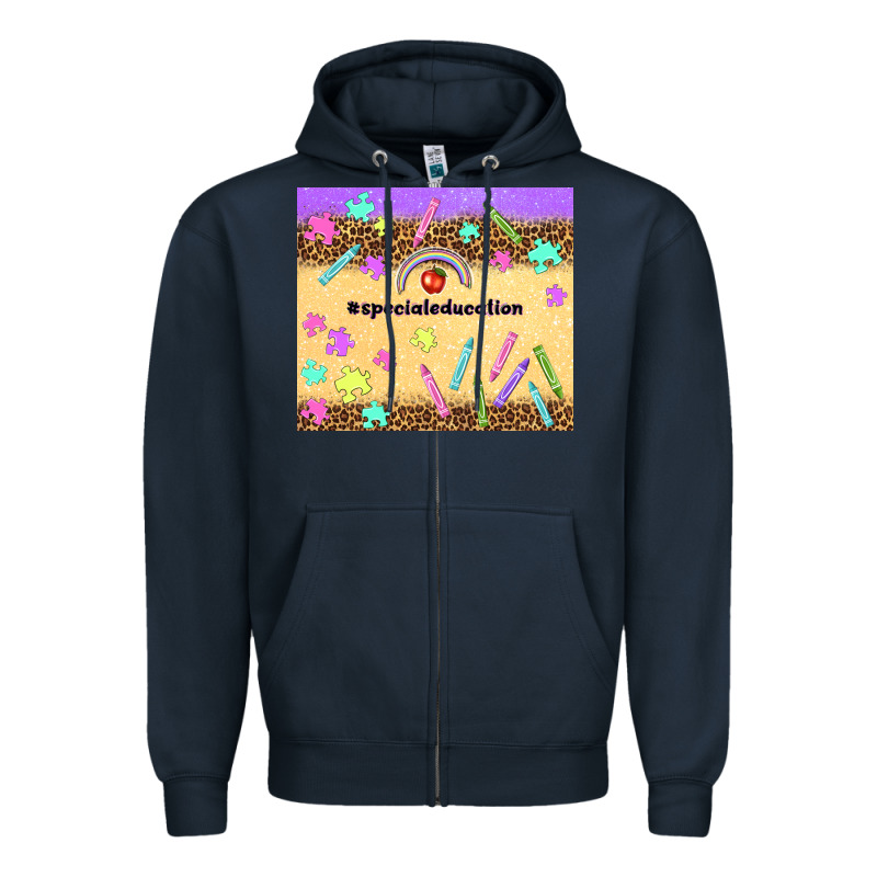 Special Education Teacher Zipper Hoodie by TumblerDesignByShophia | Teevron