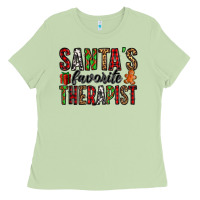 Matcha santa's favorite therapist Ladies Tee - Jasminsmagicworld