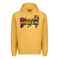 Mustard We are all human Premium Hoodie - CowGirlArtShop