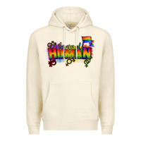 Sandshell We are all human Premium Hoodie - CowGirlArtShop