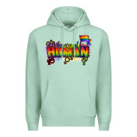 Seafoam We are all human Premium Hoodie - CowGirlArtShop