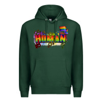 Sports Green We are all human Premium Hoodie - CowGirlArtShop